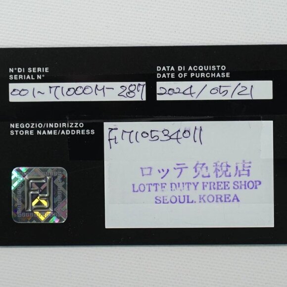 FENDI Runaway 71000M Gold Plated Leather Quartz Watch - Picture 9 of 16